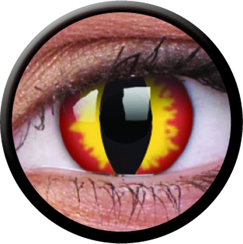 Motivlinse Funny Lens DragonEyes – auffällige Effektlinsen ohne Tragedauerangabe
